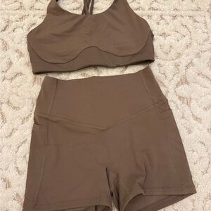 HALARA Brown Activewear Set